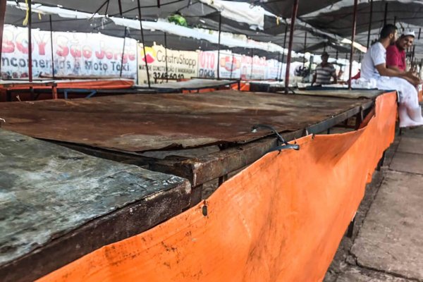 Barraca de feira no bairro Augusto Franco em Aracaju