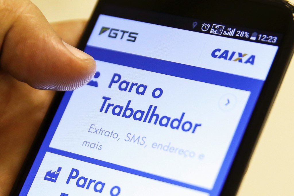 FGTS para o trabalhador no aplicativo da Caixa