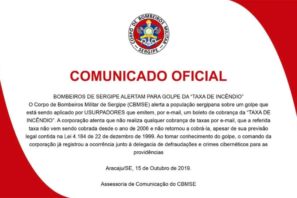 comunicado bombeiros 151019