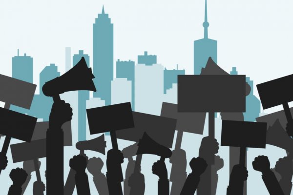 manifestantes protesto populacao