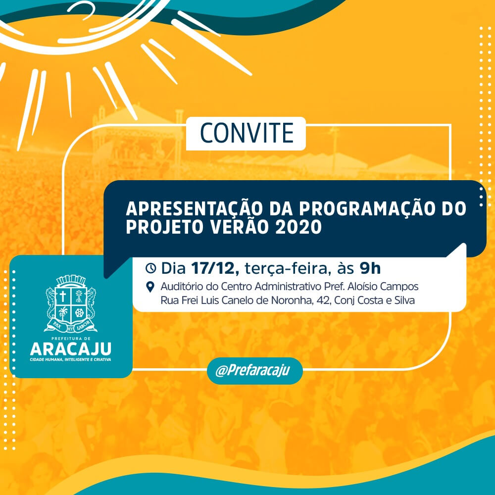 convite projeto verao