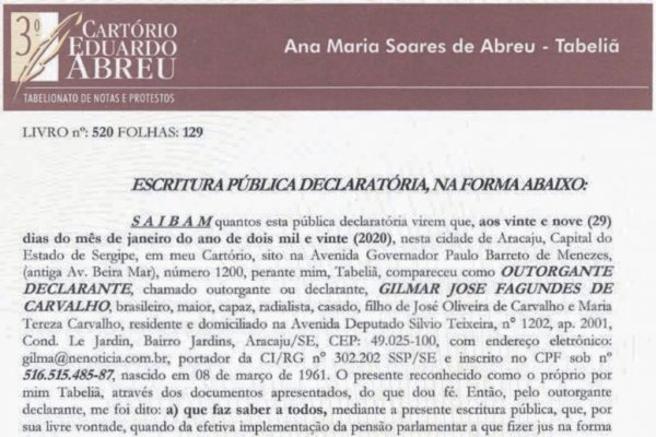 doc gilmar aposentadoria