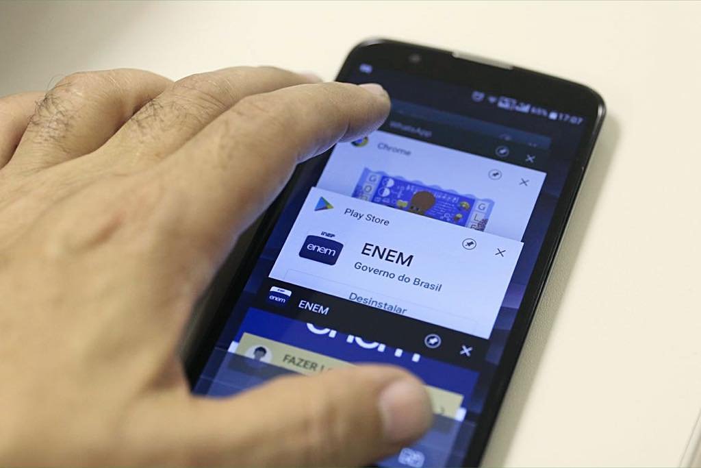 enem site smartphone
