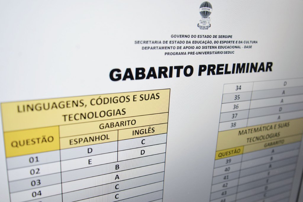 gabarito curso universitario