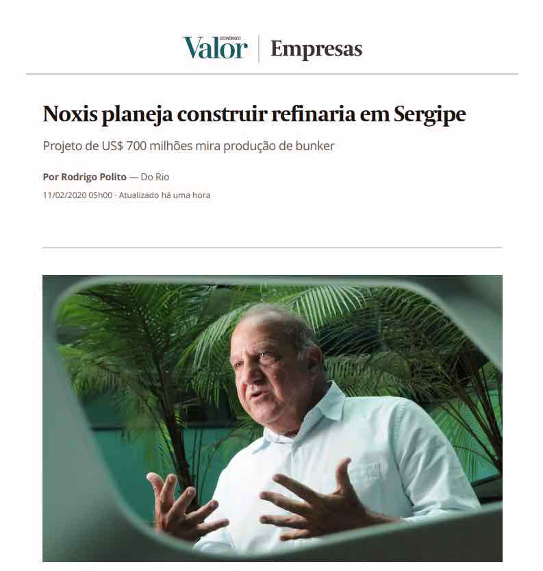 valor economico refinaria fev 2020