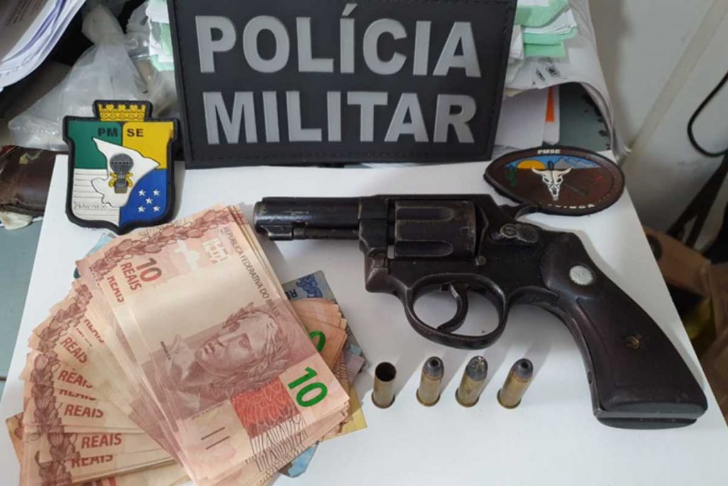 arma dinheiro policia