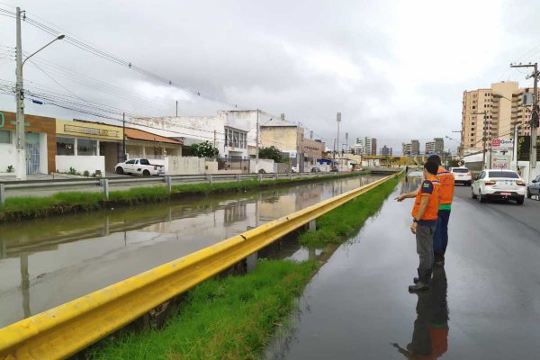Maré alta em Aracaju