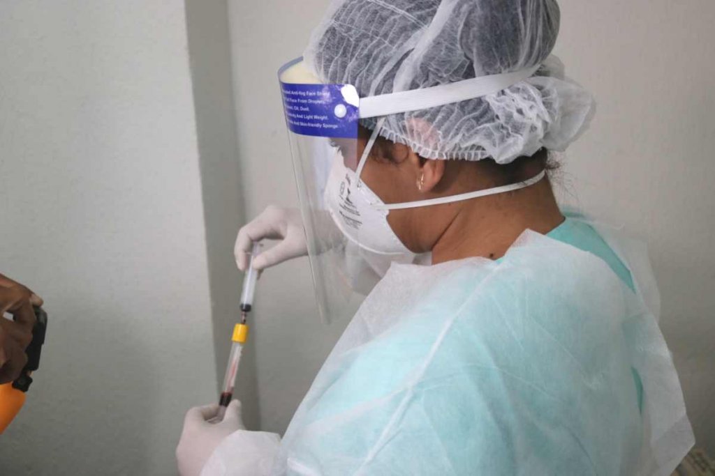covid teste profissional