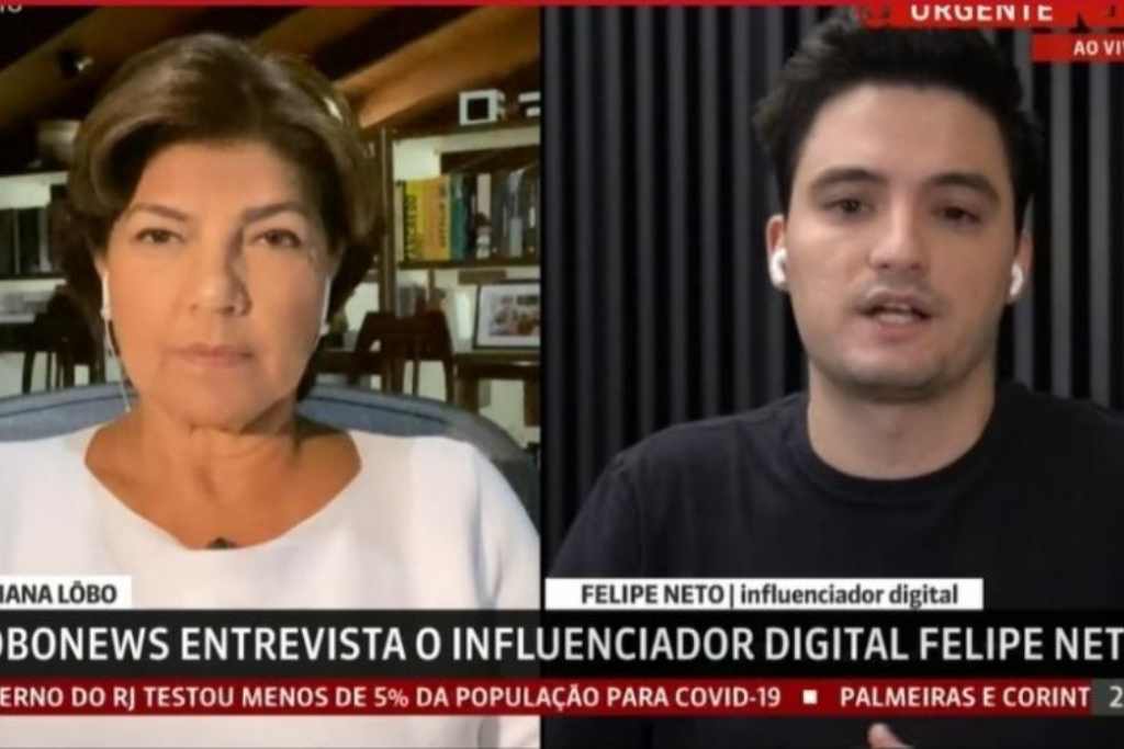 felipe neto globonews