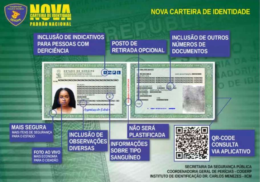 nova carteira identidade