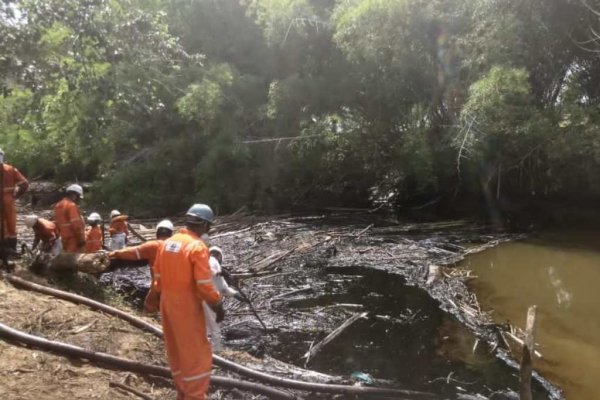 oleo petrobras vazamento riachuelo nov 2020