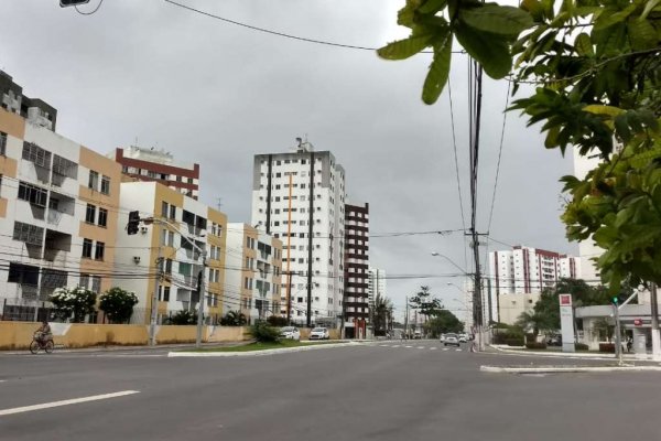 Céu de Aracaju nublado