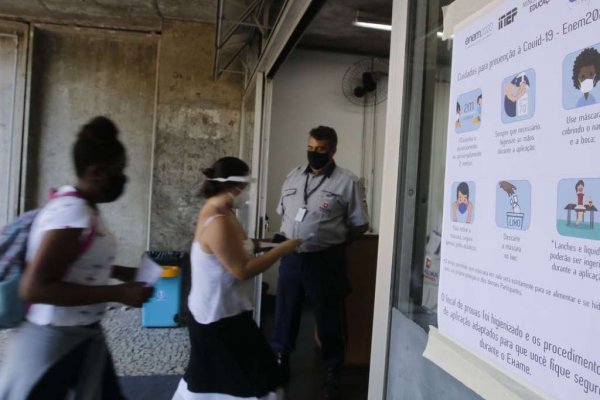 estudantes prova enem