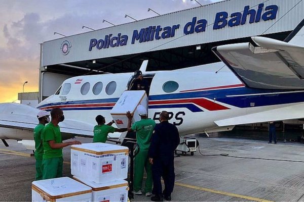 aviao governo bahia saude vacina covid