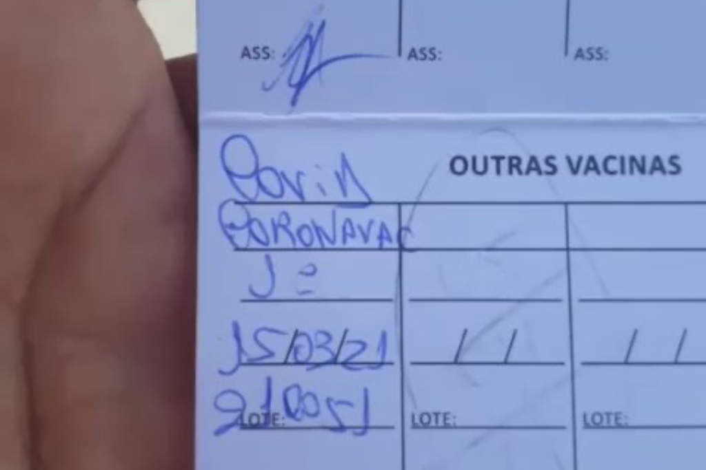 cartao vacinas diferentes covid aracaju mar 2021