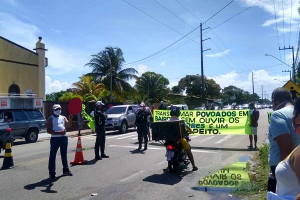 moradores protesto robalo