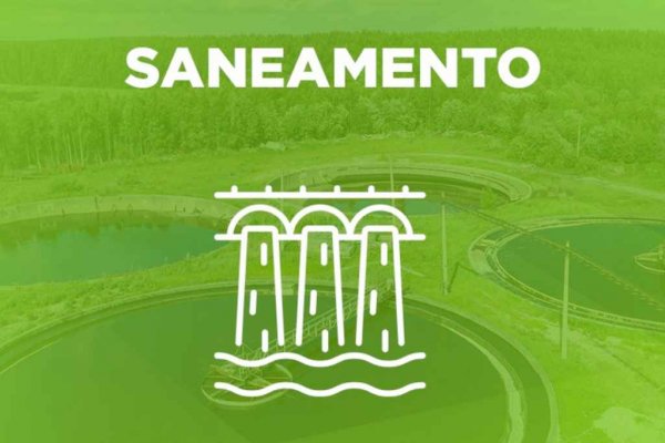 saneamento obra