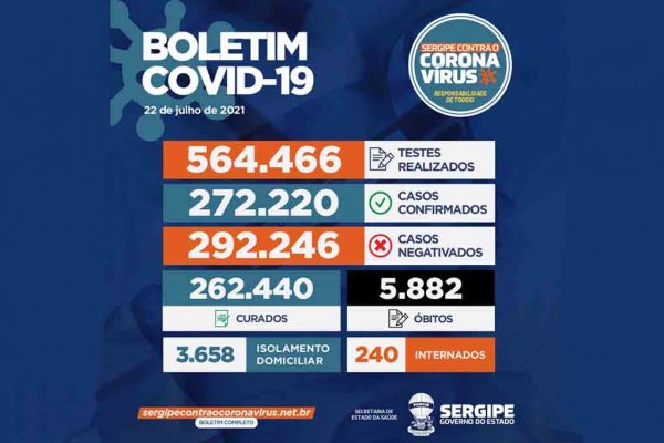 boletim covid 22 07 21