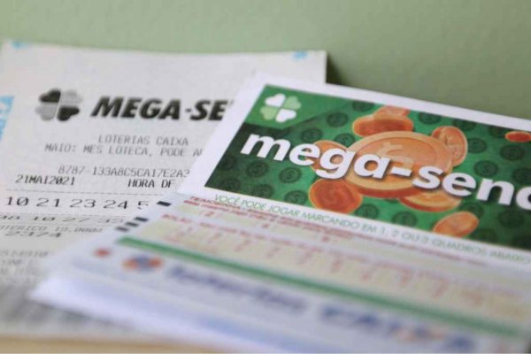 Cartelas de aposta da Mega-Sena