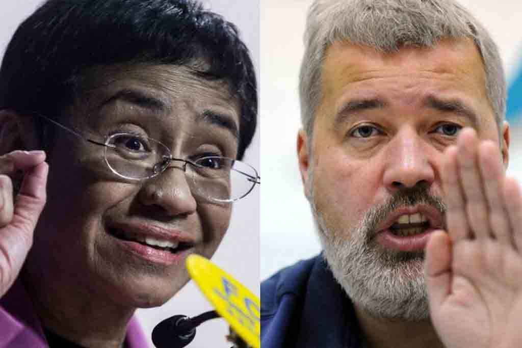 Maria Ressa e Dmitry Muratov