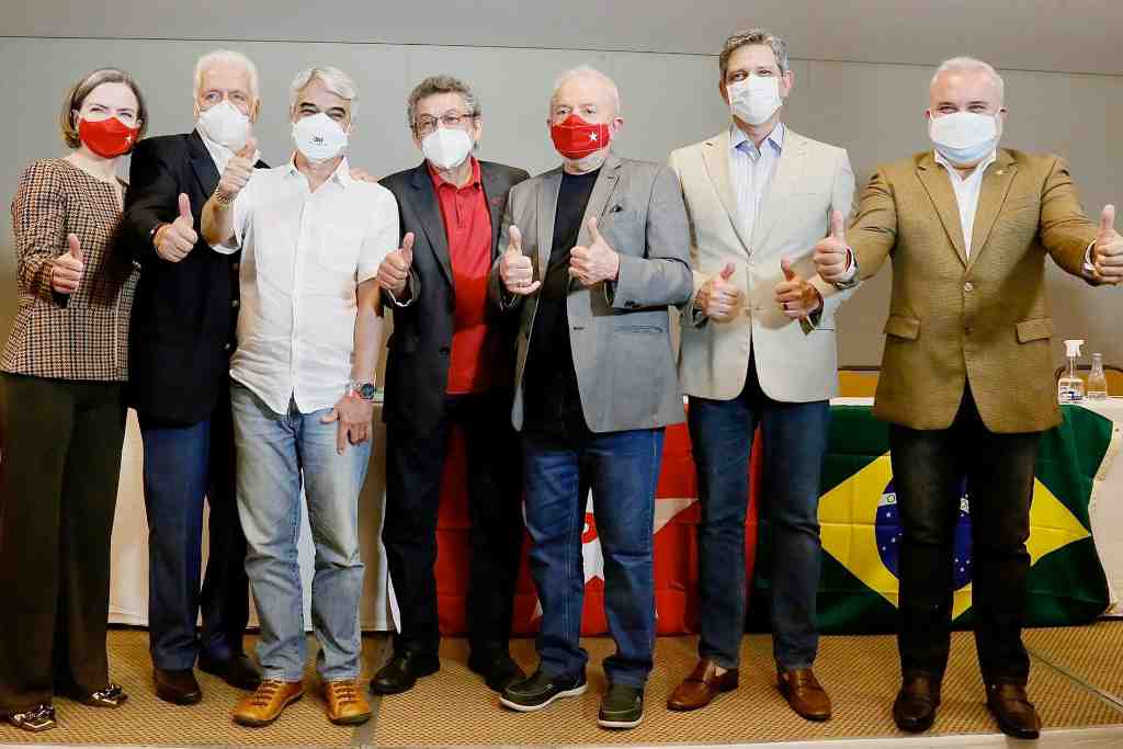 lula rogerio parlamentares senadores out 2021