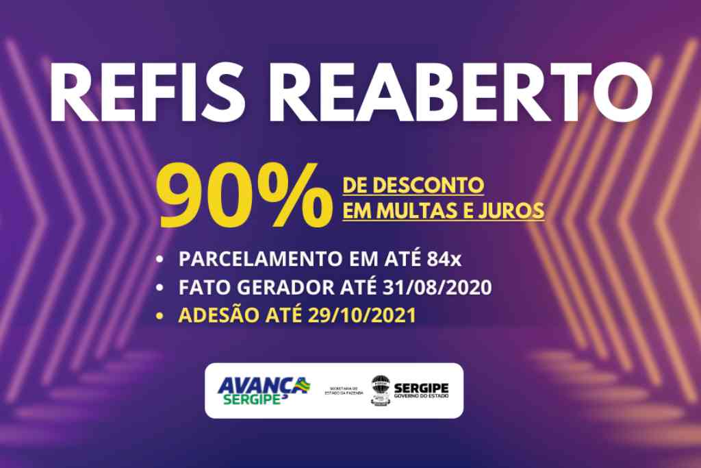 refis icms se out 2021
