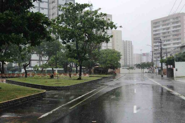 Chuva na cidade de Aracaju