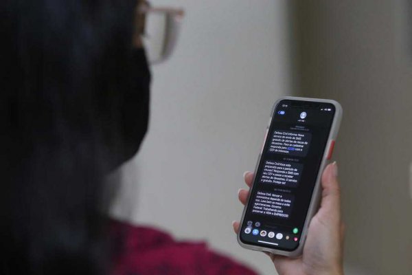 Alerta de SMS da Defesa Civil de Aracaju