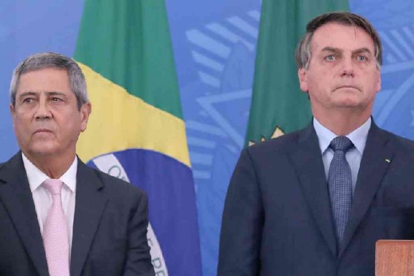 Walter Braga Netto e Jair Bolsonaro