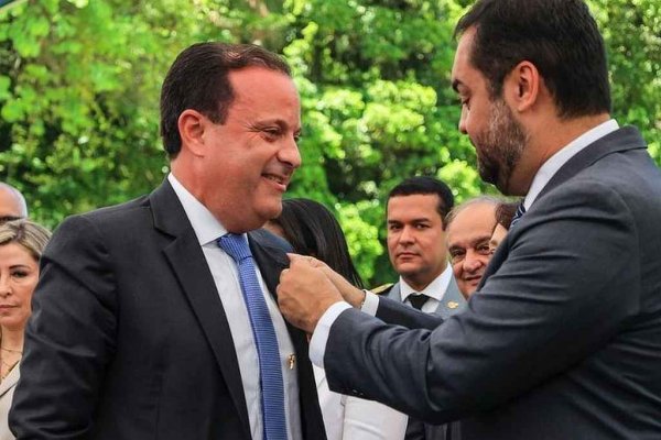 André Moura e o governador do Rio, Cláudio Castro