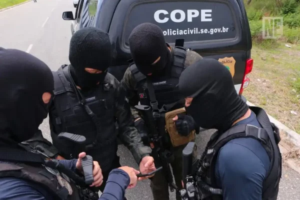 Agentes do Centro de Operações Policiais Especiais (COPE) de Sergipe