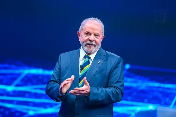 Lula durante debate das Eleições 2022
