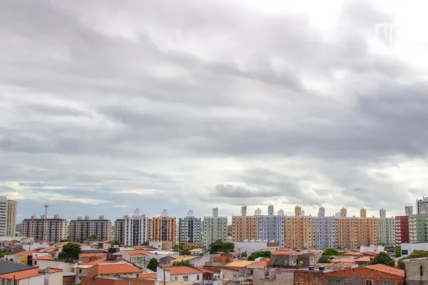 Céu nublado em Aracaju