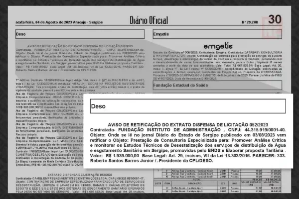 Deso Diario Oficial ago 23
