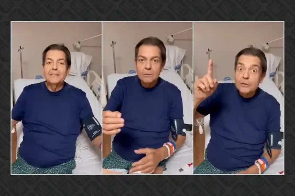 Apresentador Faustão no hospital