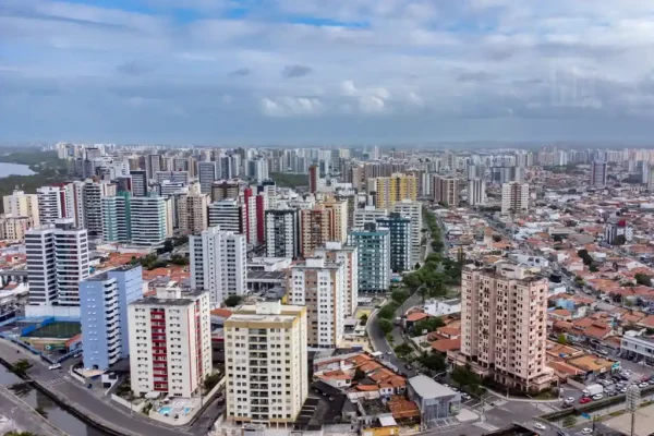 Cidade de Aracaju vista de cima