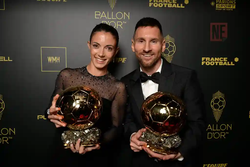 Messi conquista Bola de Ouro pela oitava vez 1 Aitana Bonmati–Lionel Messi out 23