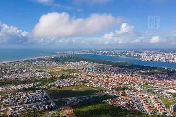 Vista aérea da Barra e Aracaju