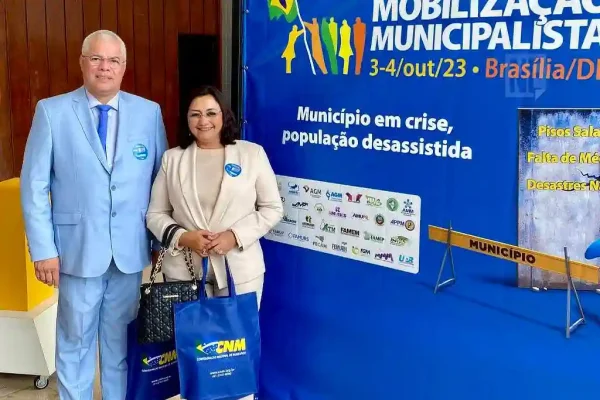 Ex-prefeito Inaldo e a deputada Carminha