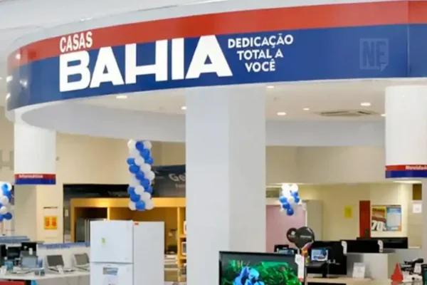 Fachada de loja das Casas Bahia