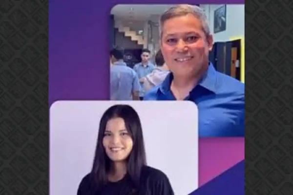 Isadora e o pai Sukita