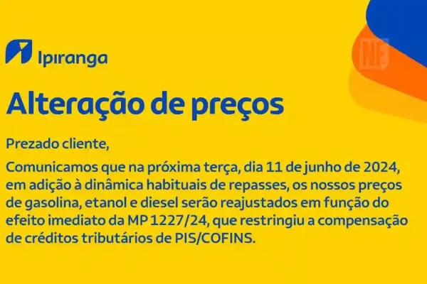 alteracao precos ipiranga gasolina jun 24