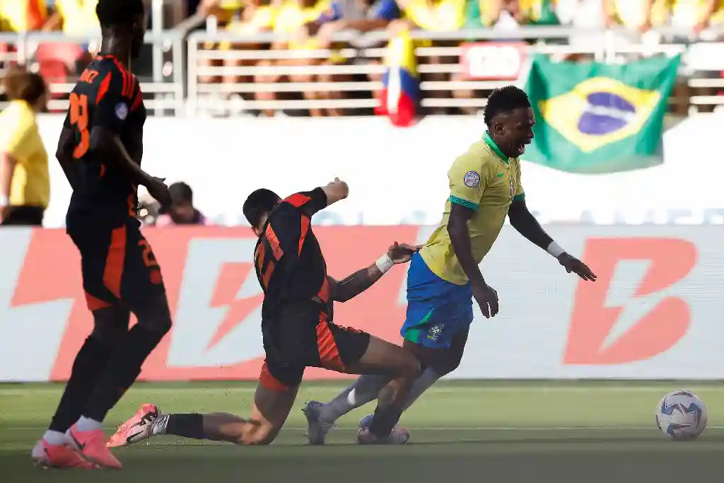 Brasil x Colômbia pela Copa América 2024 no Levis Stadium, na cidade de San Francisco nessa terça-feira 02/07