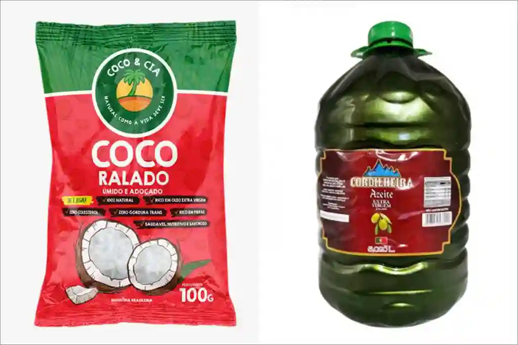 coco ralado azeite cordilheira
