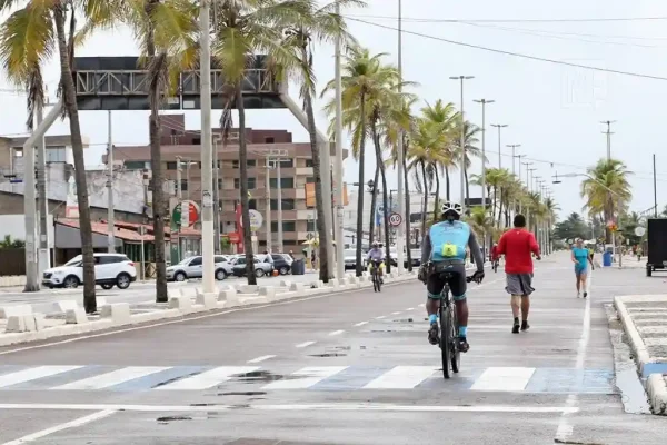 Área de Proteção à Prática do Ciclismo (APPC) na Orla da Atalaia, em Aracaju