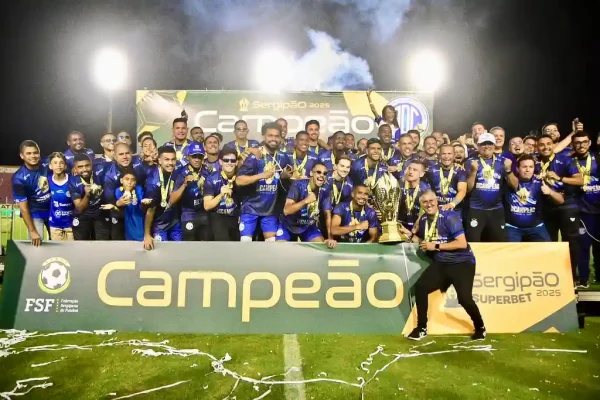 Confiança conquistou o título de bi-campeão do Campeonato Sergipano