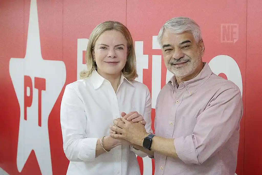 Gleisi Hoffmann e Humberto Costa