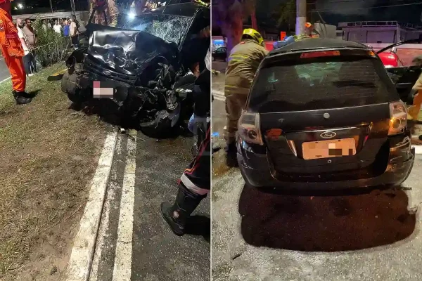 Grave acidente automobilístico mata jovem em Aracaju