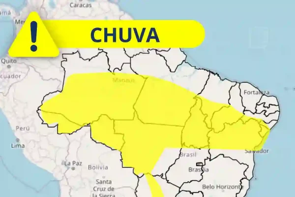 Previsão de chuvas intensas em Aracaju