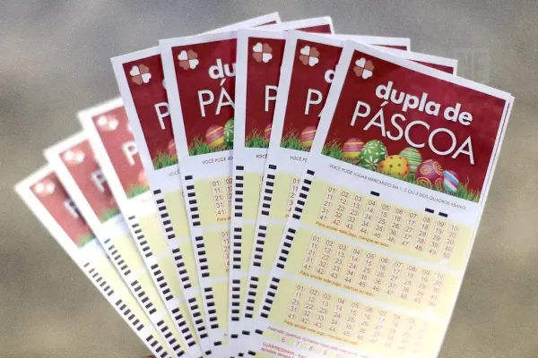 Cartelas da Mega-Sena da Dupla de Páscoa